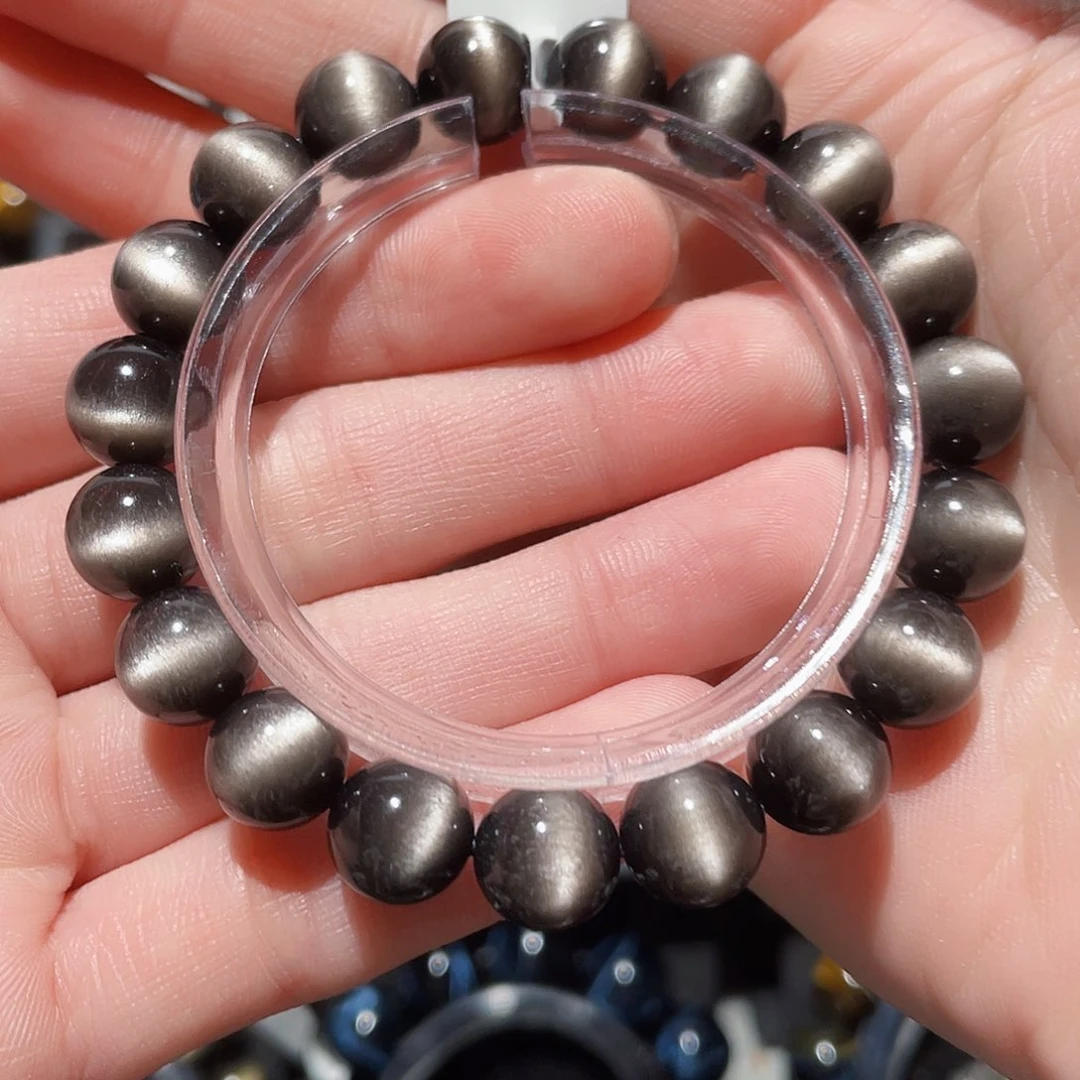 黑曜岩手链未镶嵌上*