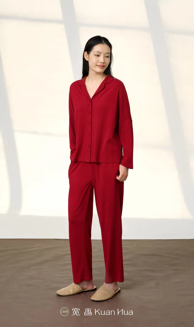 宽画女士新款家居服悠然居家系列慵懒随性又不失质感98118