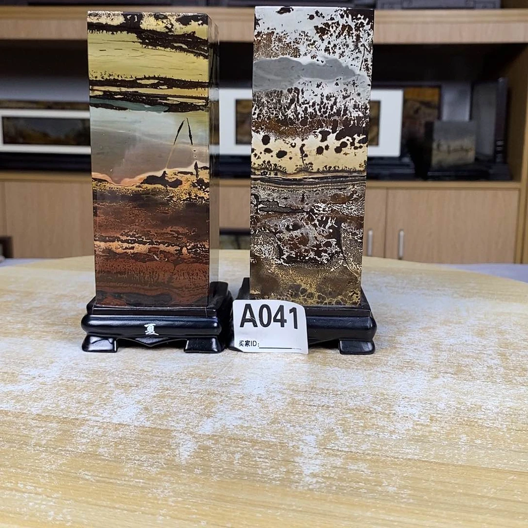 朱***靚砖雕广西国画石天然画面摆件