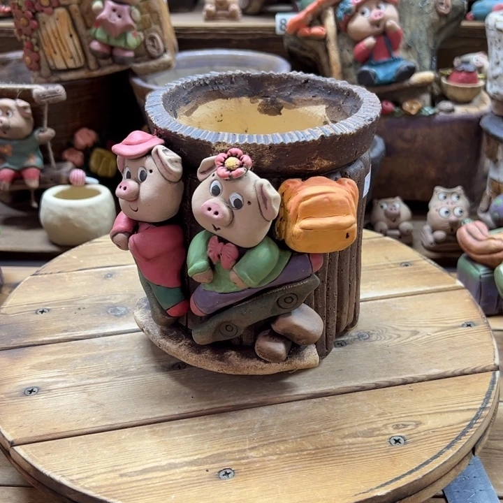 *****嘻哈多肉花盆百搭
