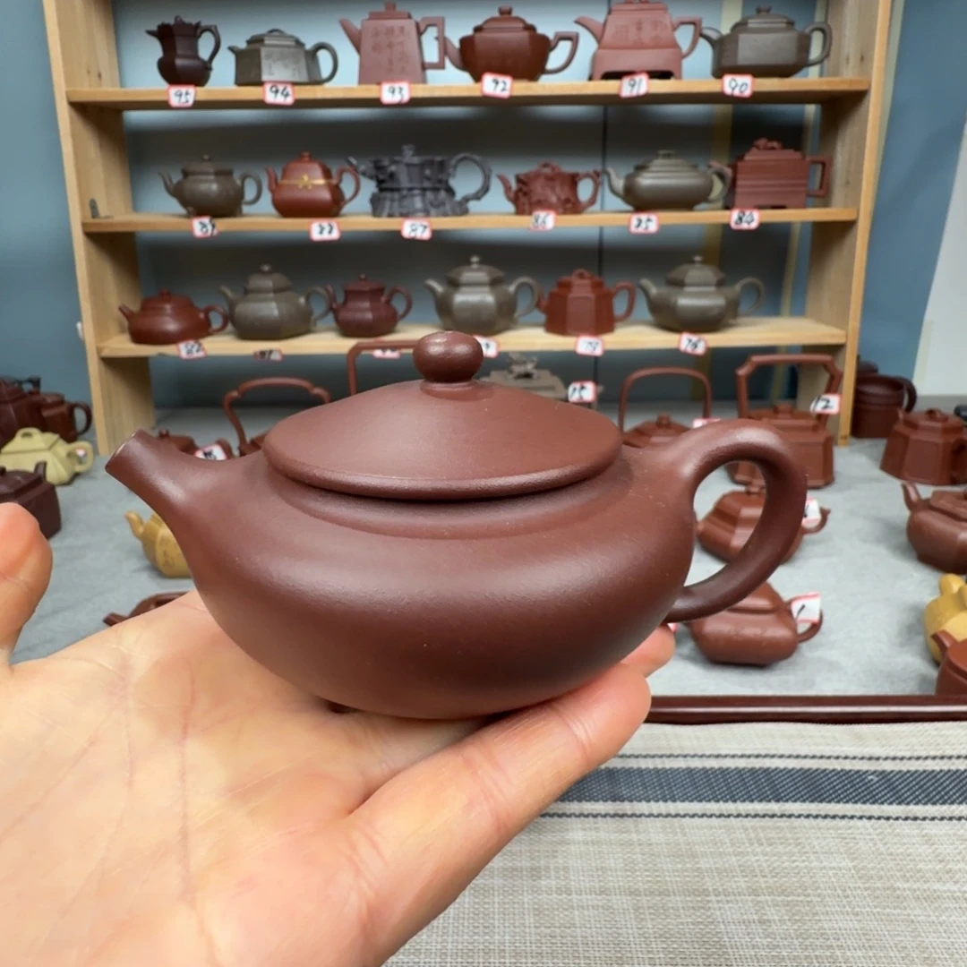 茶壶紫泥半手工制作