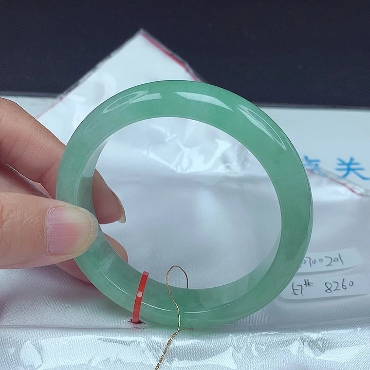 未镶嵌手镯翡翠57圈0201