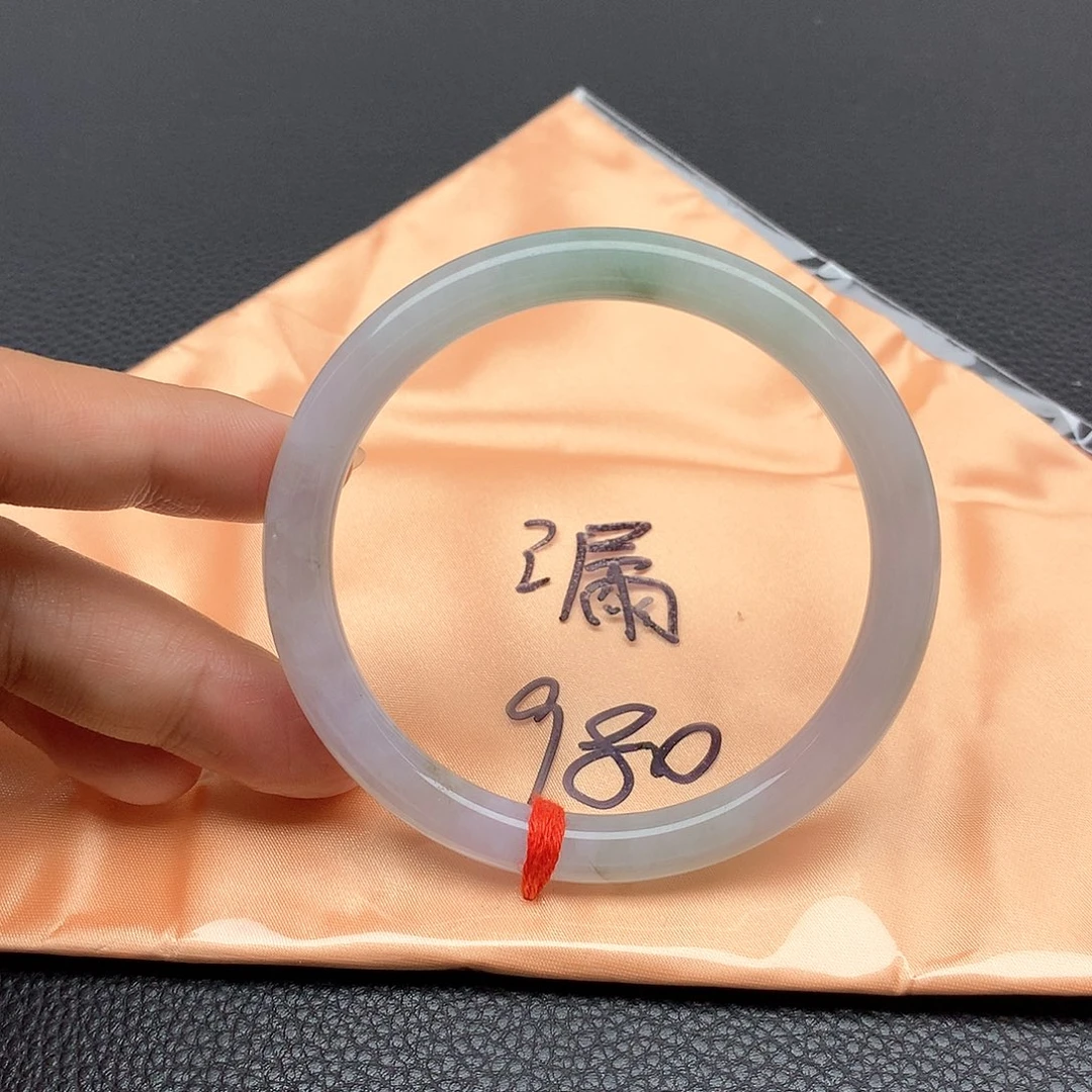 未镶嵌手镯翡翠57圆条