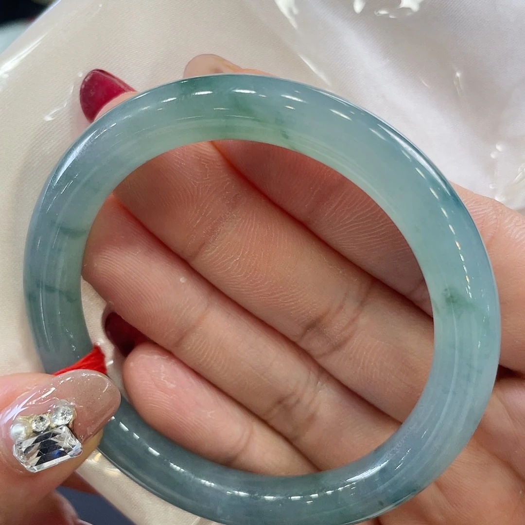 未镶嵌手镯翡翠13号细圆条53圈