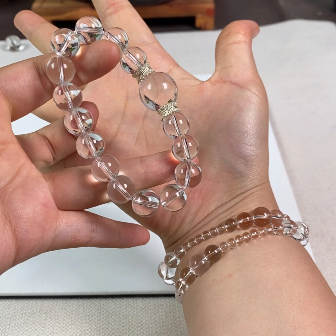 手串白水全净体 牛鼻孔