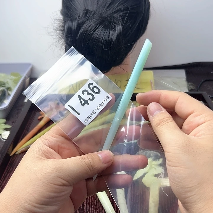 蛇纹石玉发饰合金-****e