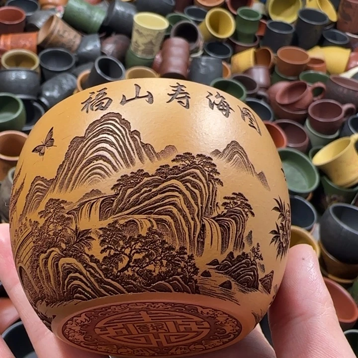 茶杯紫砂全手工紫砂