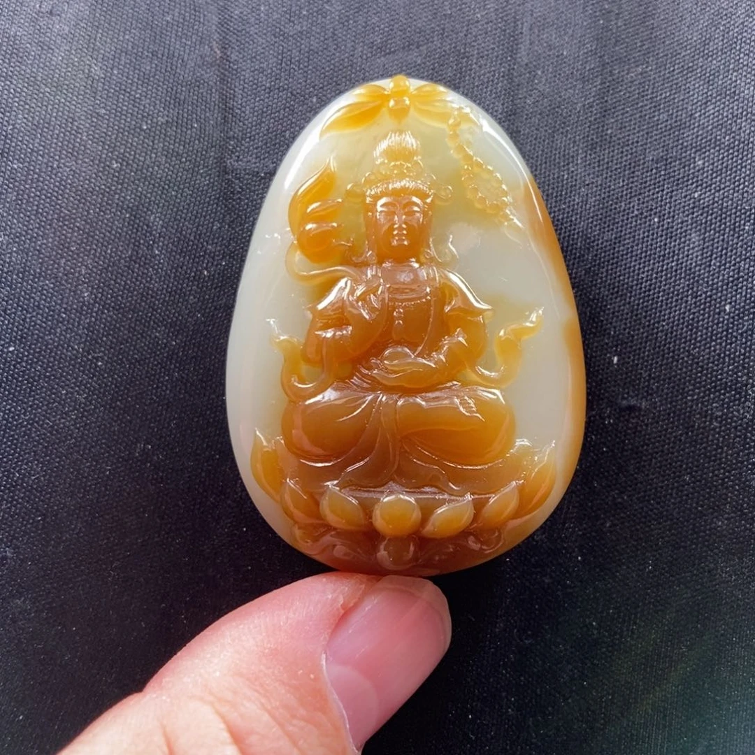 和田玉（糖玉）未镶嵌颈饰