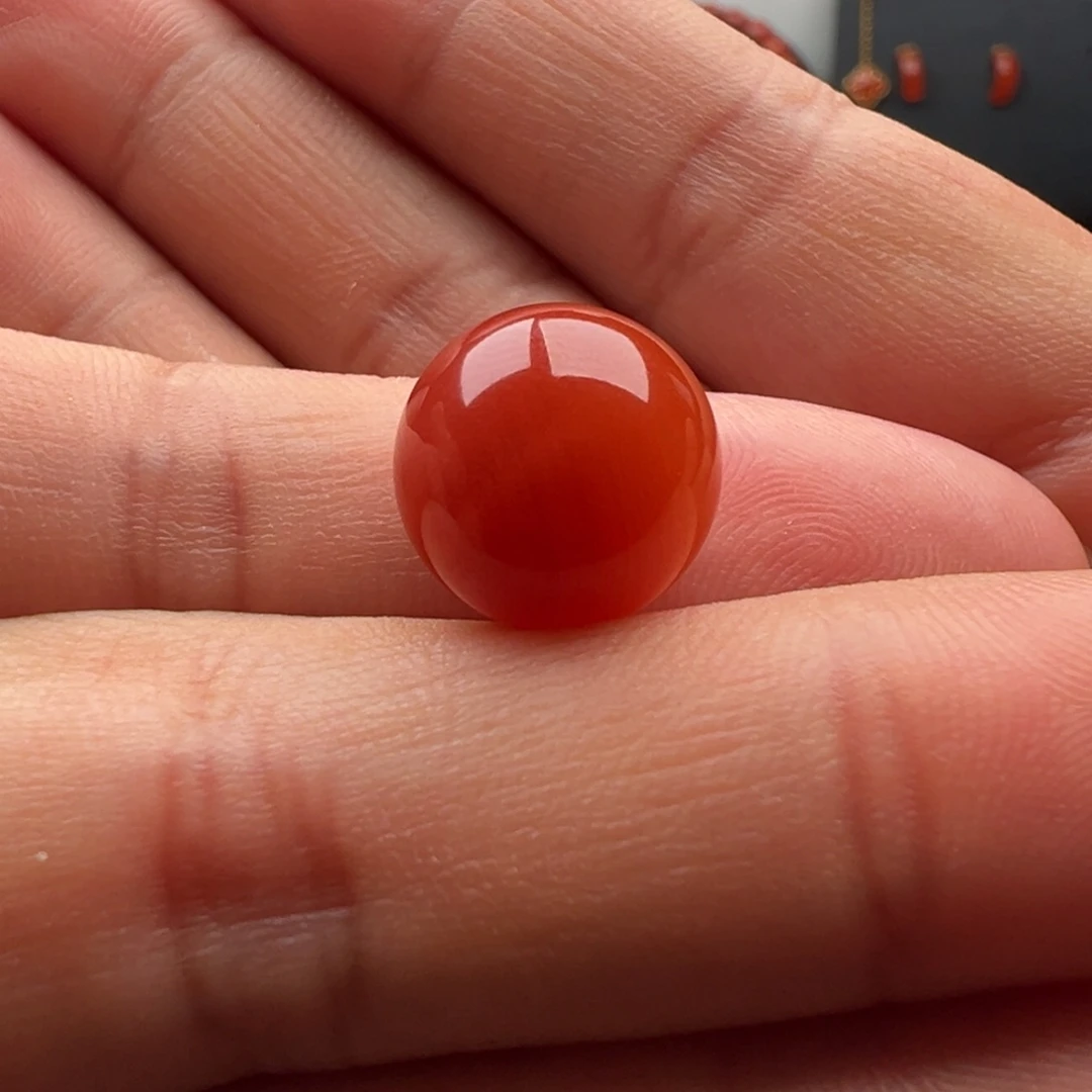 南红玛瑙未镶嵌圆珠13