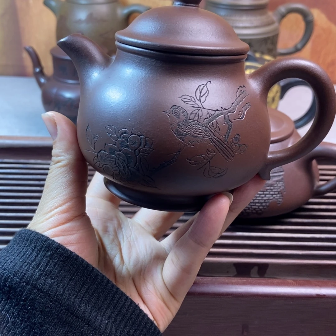 紫砂茶壶紫砂全手工定制