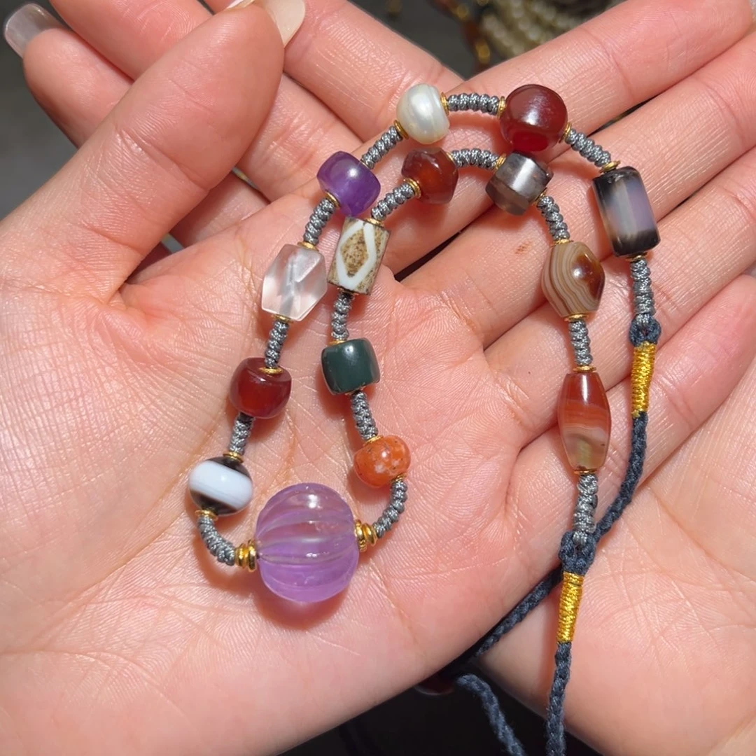 玛瑙/玉髓未镶嵌颈饰