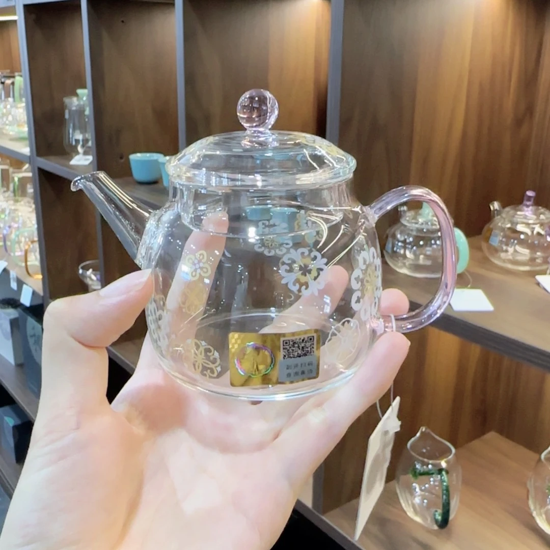 禾器皮球花言卿壶浅粉色