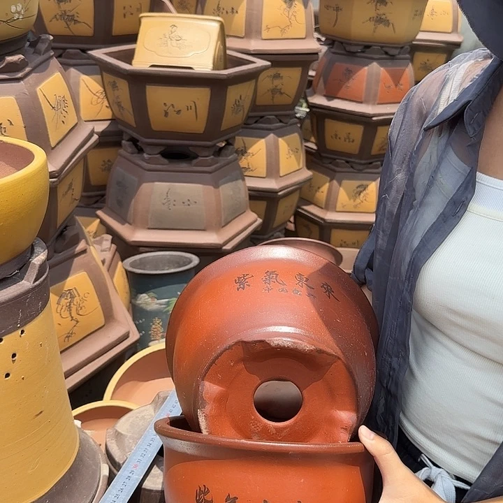 25+25紫气东来花盆花盆