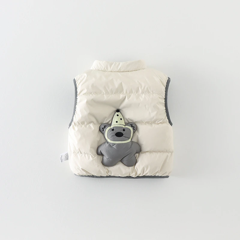 儿童轻薄羽绒马甲2024秋冬款男童保暖羽绒内胆洋气外出服冬季 a类