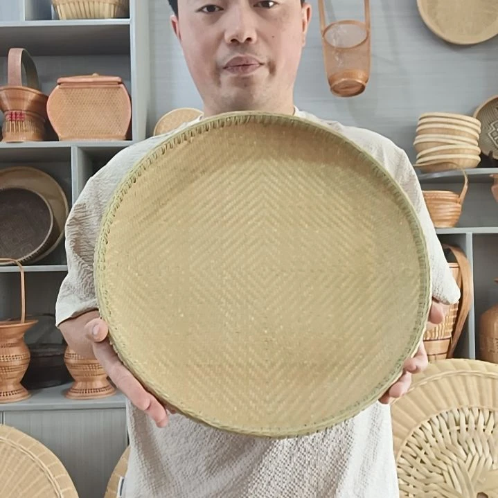 金***儿40公分金竹精编簸箕