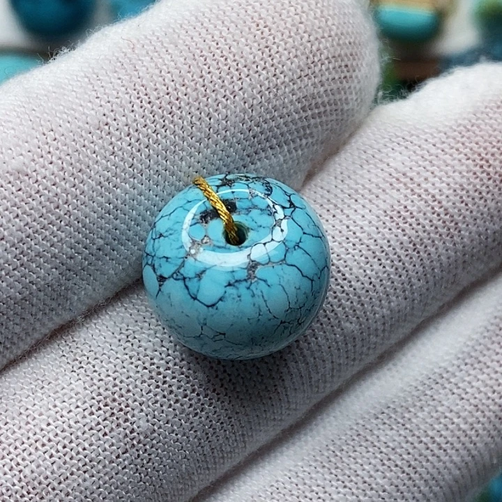 绿松石未镶嵌天然原矿 地大质检