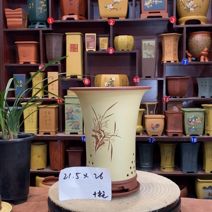 紫砂花盆紫砂花盆