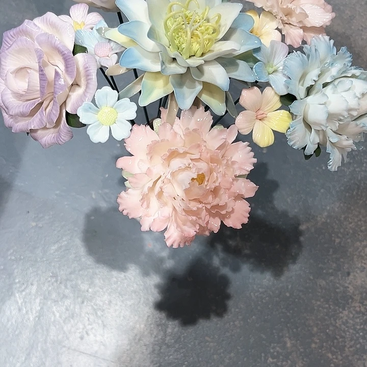 敏***~莲花带盆，花花花花蝴蝶