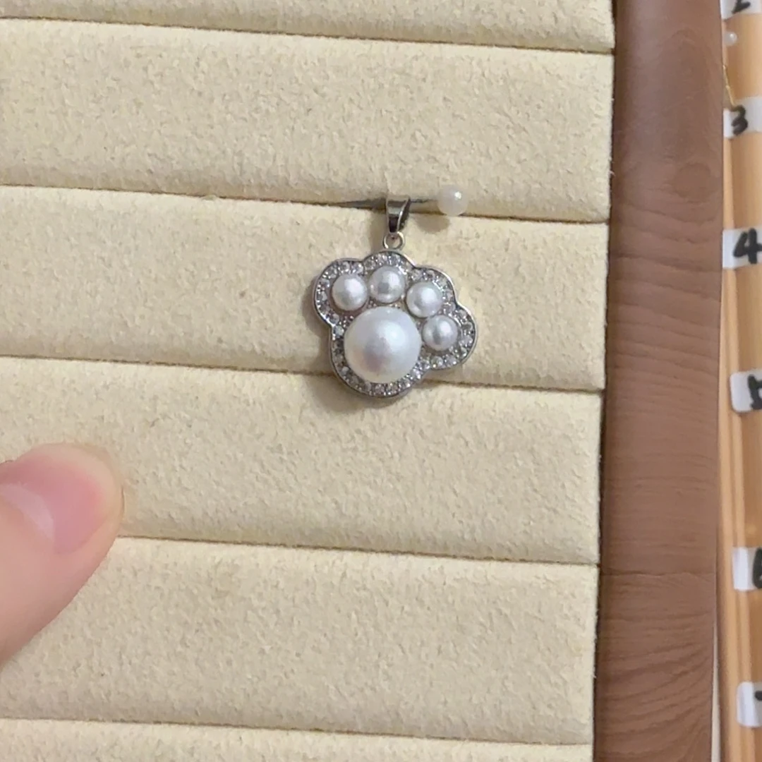 发饰淡水珍珠银S925镶嵌