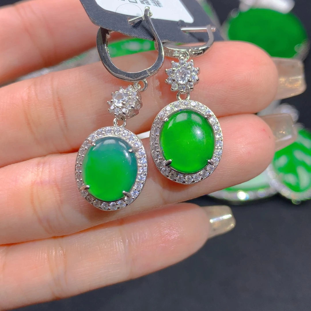 翡翠颈饰银S925镶嵌1111111111