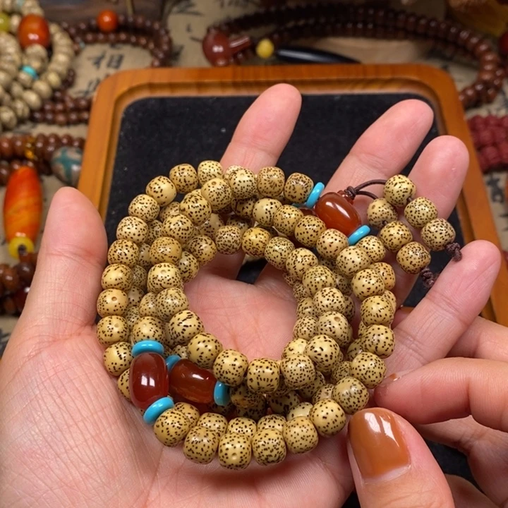 星月菩提吊坠星月8.6