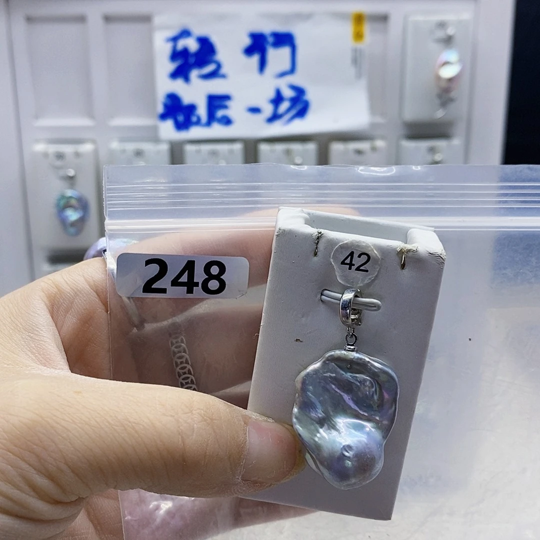 颈饰合金淡水珍珠