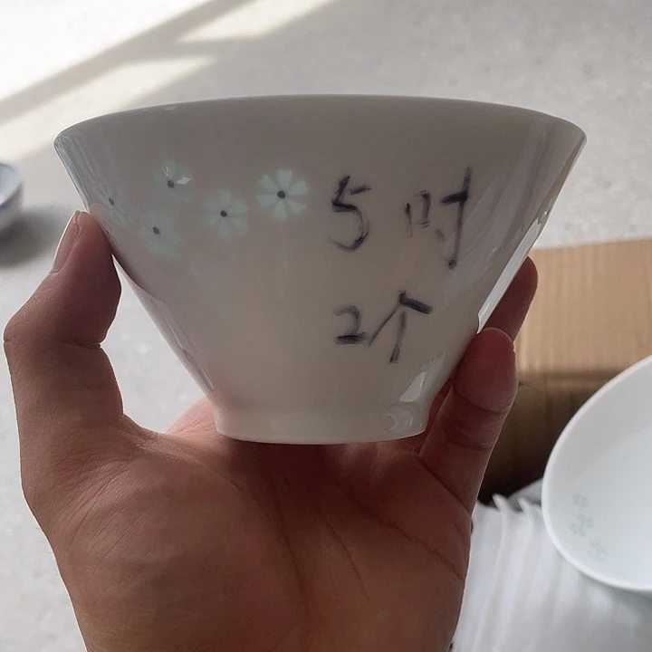 碗景德镇高温细白瓷餐具