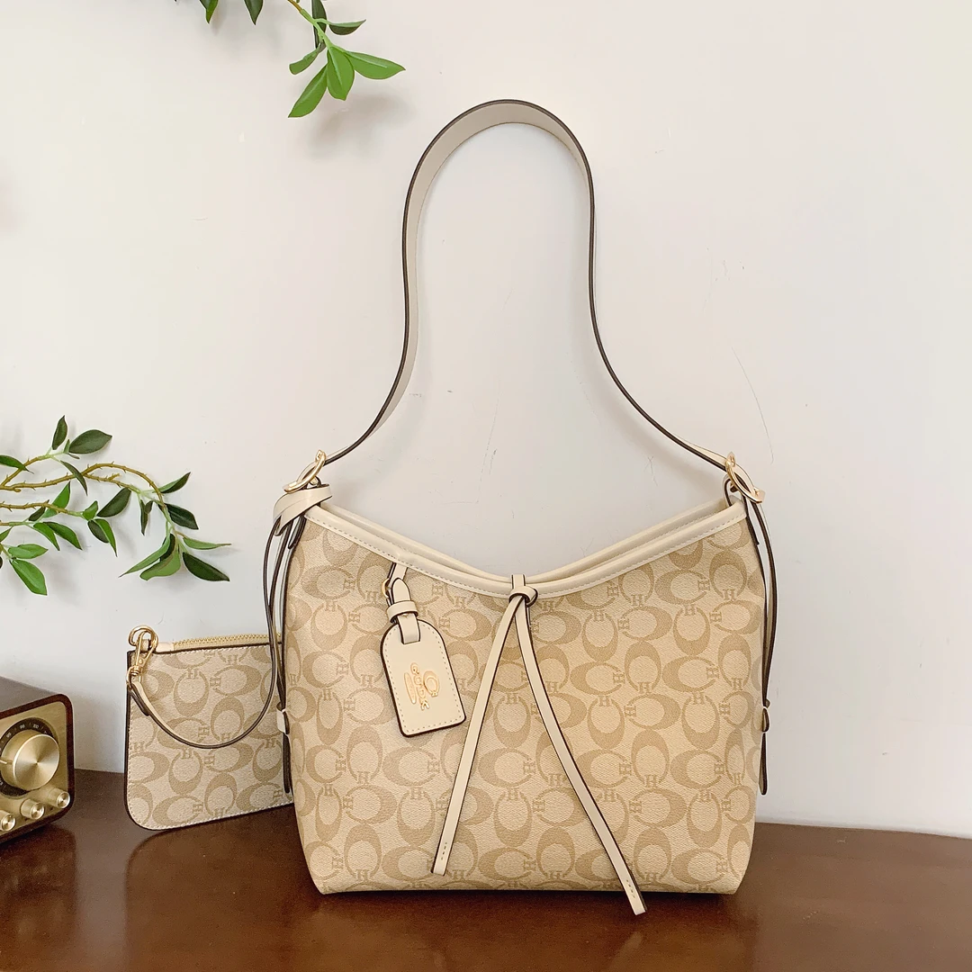 古缇蔻GUTIKOU2025夏季新款小众时尚百搭托特包单肩斜挎包