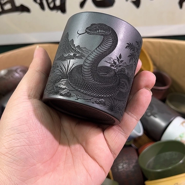 茶杯紫砂全手工紫砂主人杯