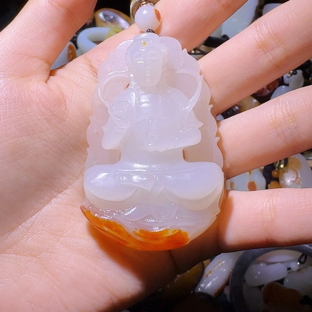 黄***锋和田玉未镶嵌挂件