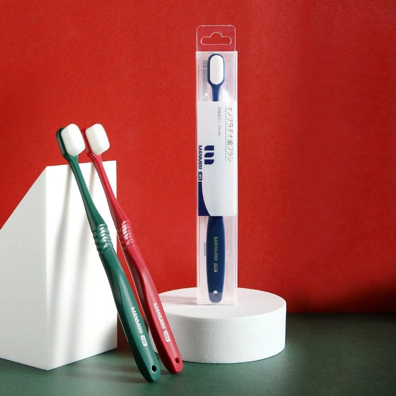 万毛牙刷牙刷软毛manmou日本成人月子单支软毛万根