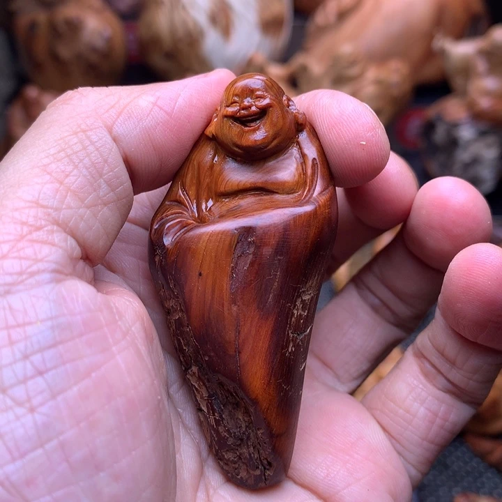 柏木（崖柏）崖柏陈化料手把件