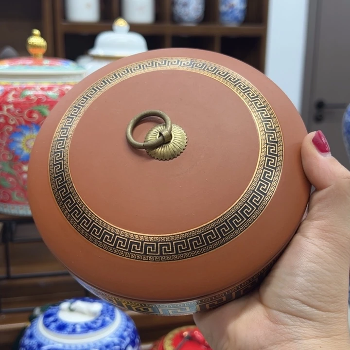 瓷片茶叶罐茶叶罐