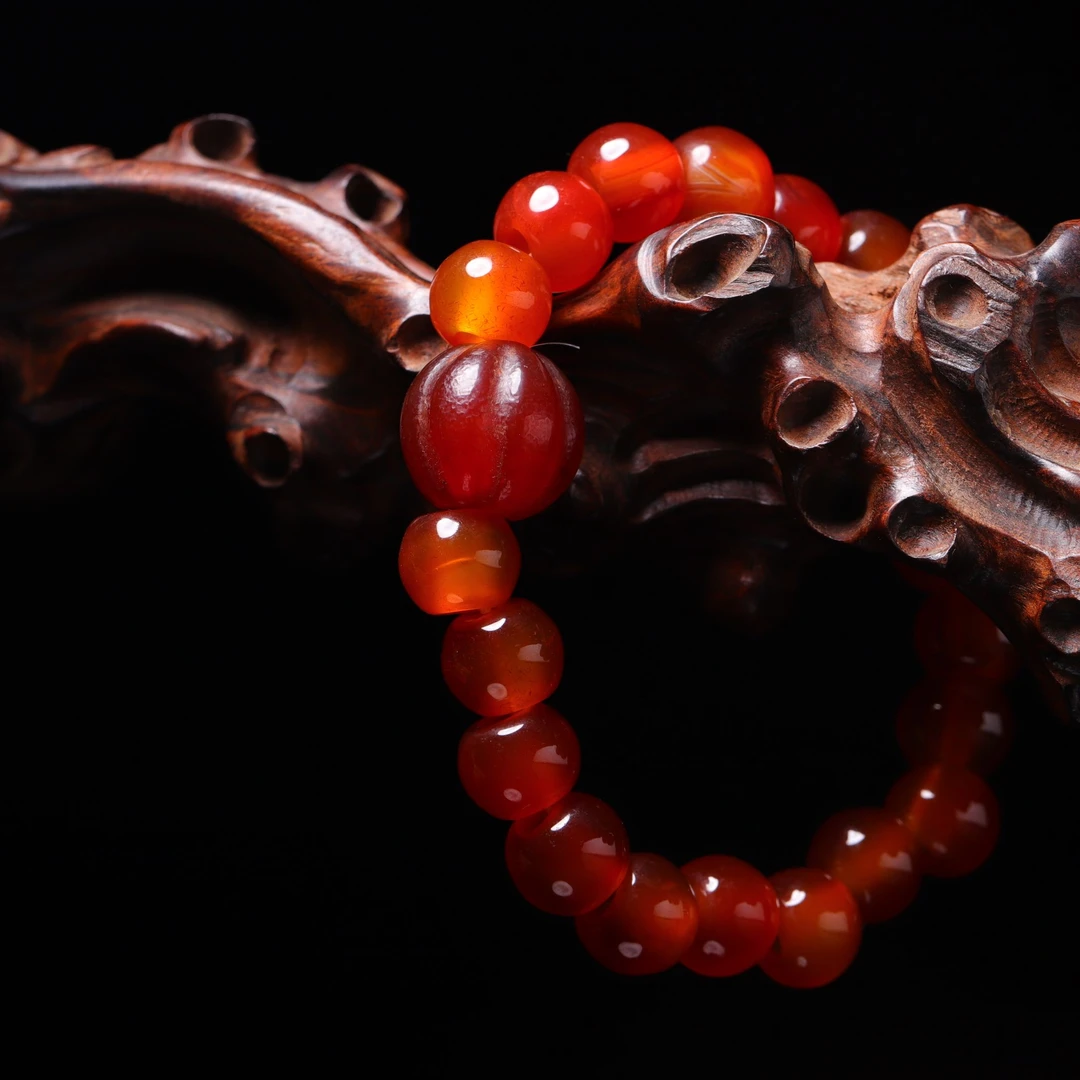 明代天然玛瑙手串-NX