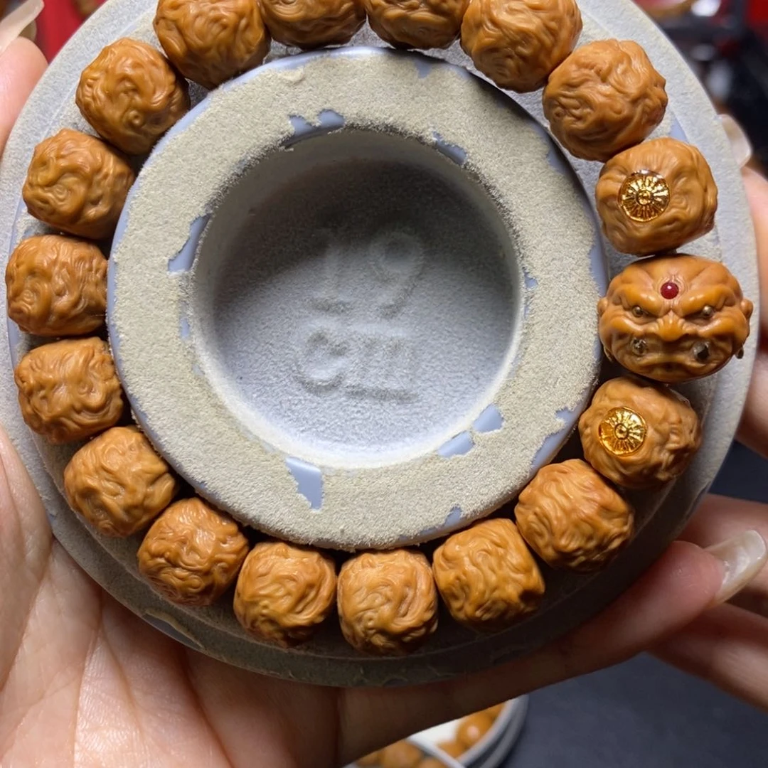 猴头核桃手串双标獠牙恶僧龙蛇之变尺寸13+全品单号7