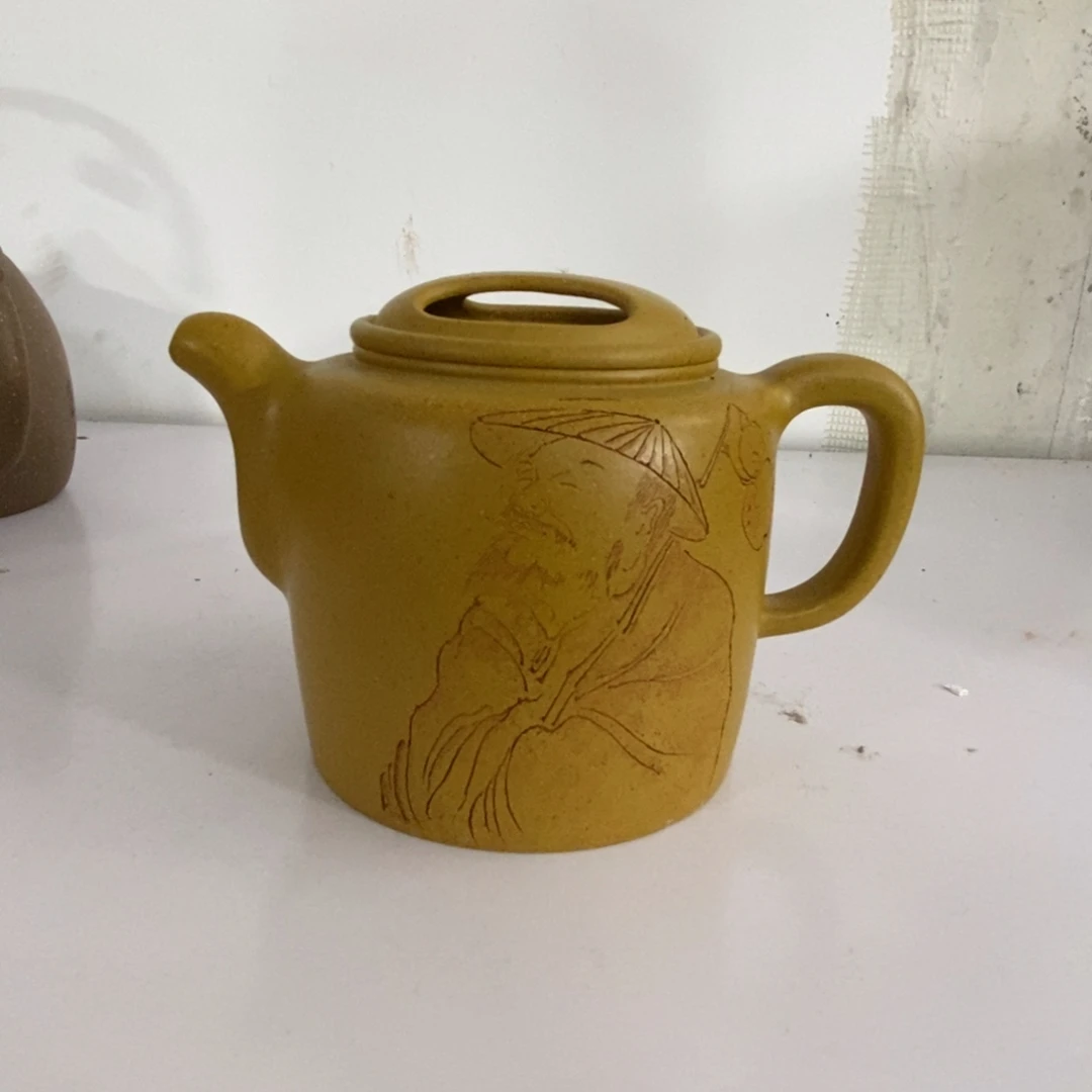 茶壶紫砂白12 高牛盖