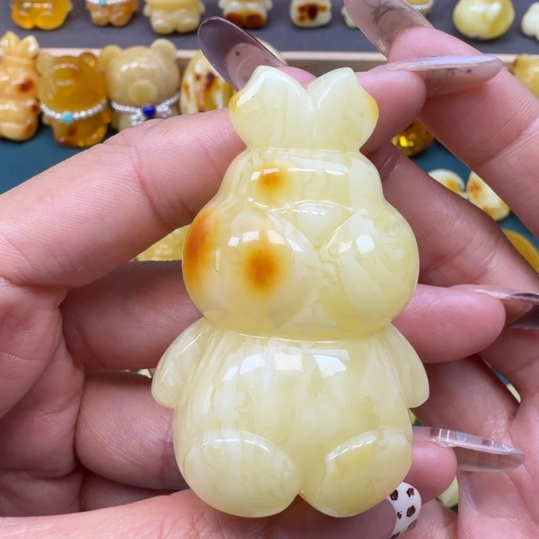 琥珀未镶嵌裸石蜜蜡