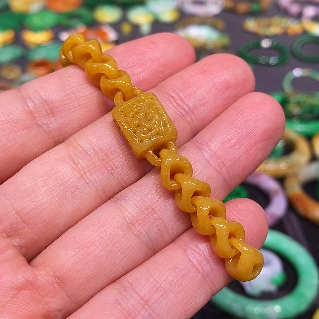 翡翠未镶嵌手链翡翠