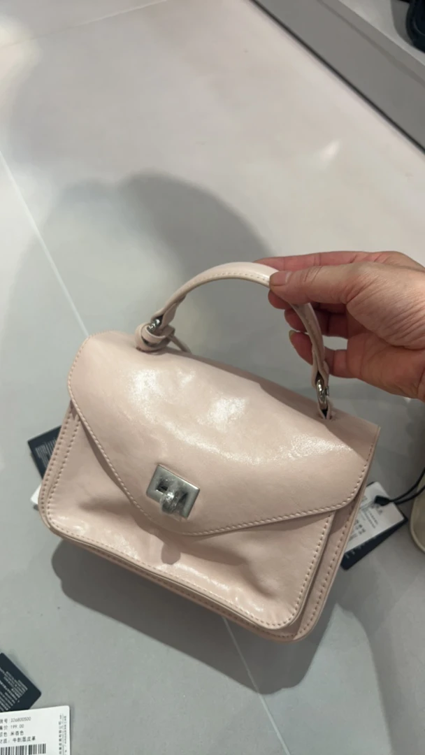 锁扣学院风机车拉链托特包印花单肩包耐磨防水复古风