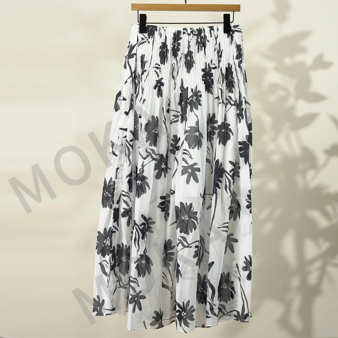 法单碎花时尚显瘦气质女士半身裙（240935）20901