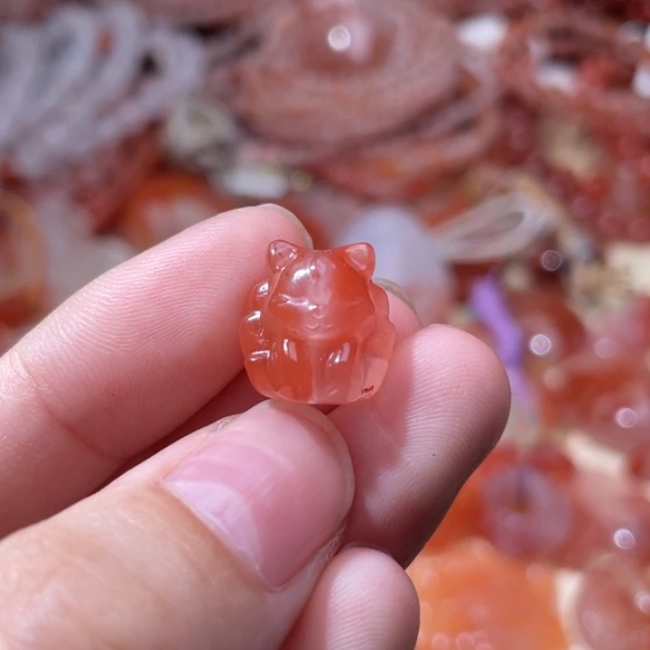 未镶嵌766狐狸南红玛瑙