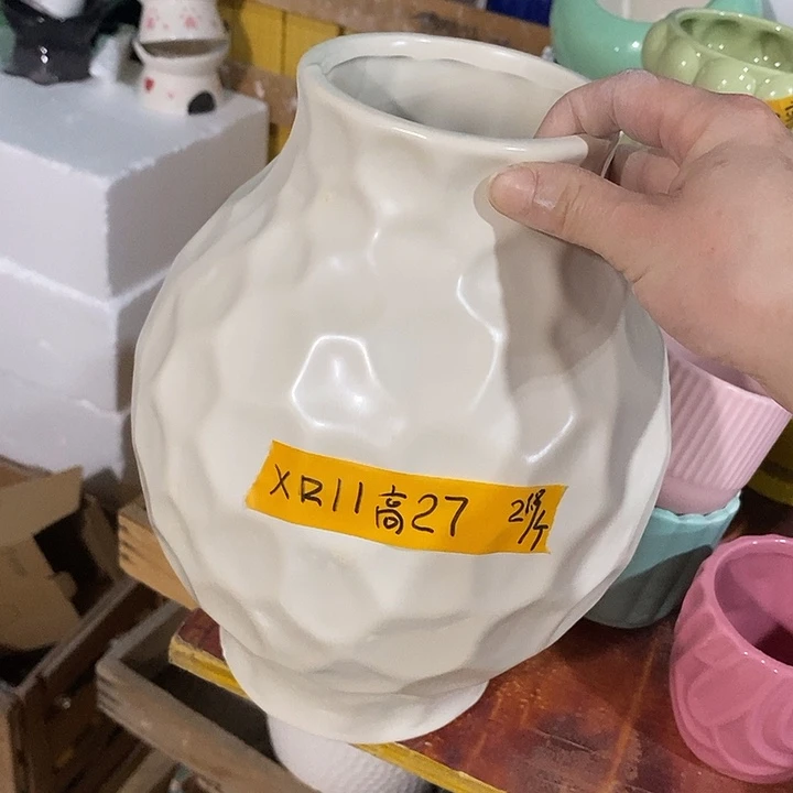 陶盆有孔 瑕疵针孔漏釉介意勿拍外口11 外高27