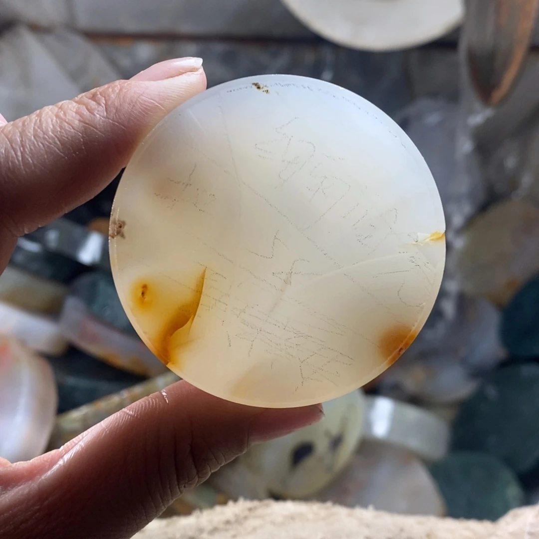 定制玛瑙平安扣一个