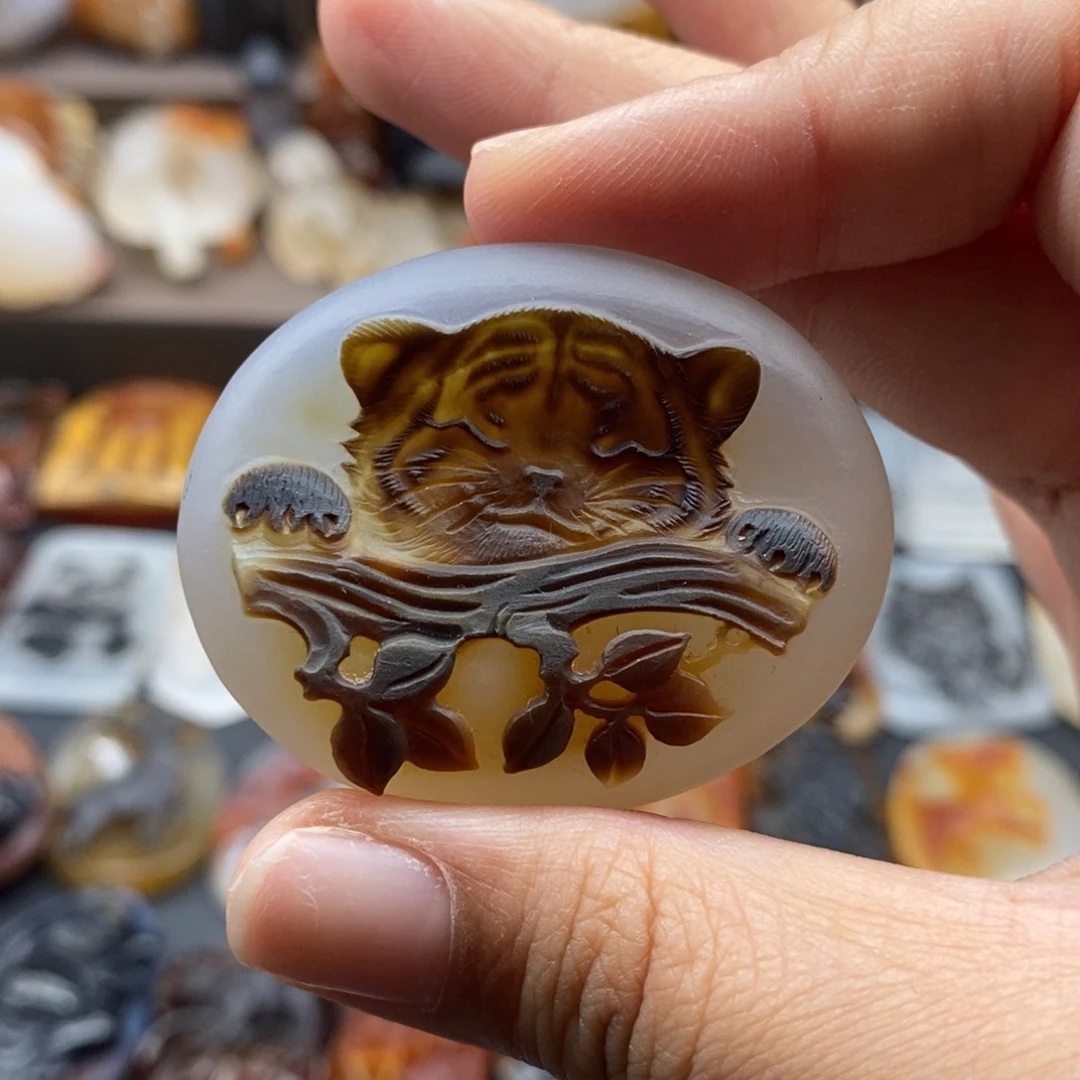 玛瑙/玉髓吊坠(不含链)未镶嵌