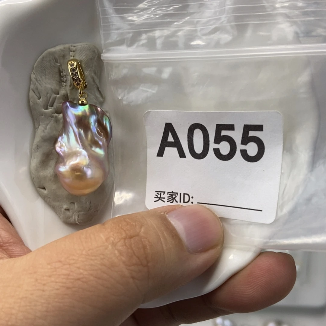 淡水珍珠吊坠(不含链)合金