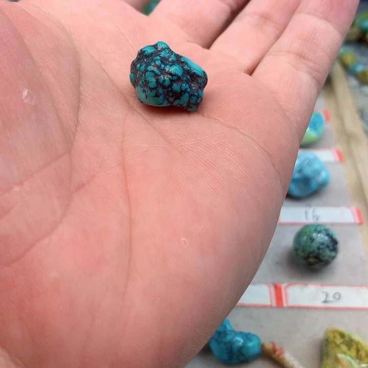 绿松石未镶嵌吊坠(不含链)