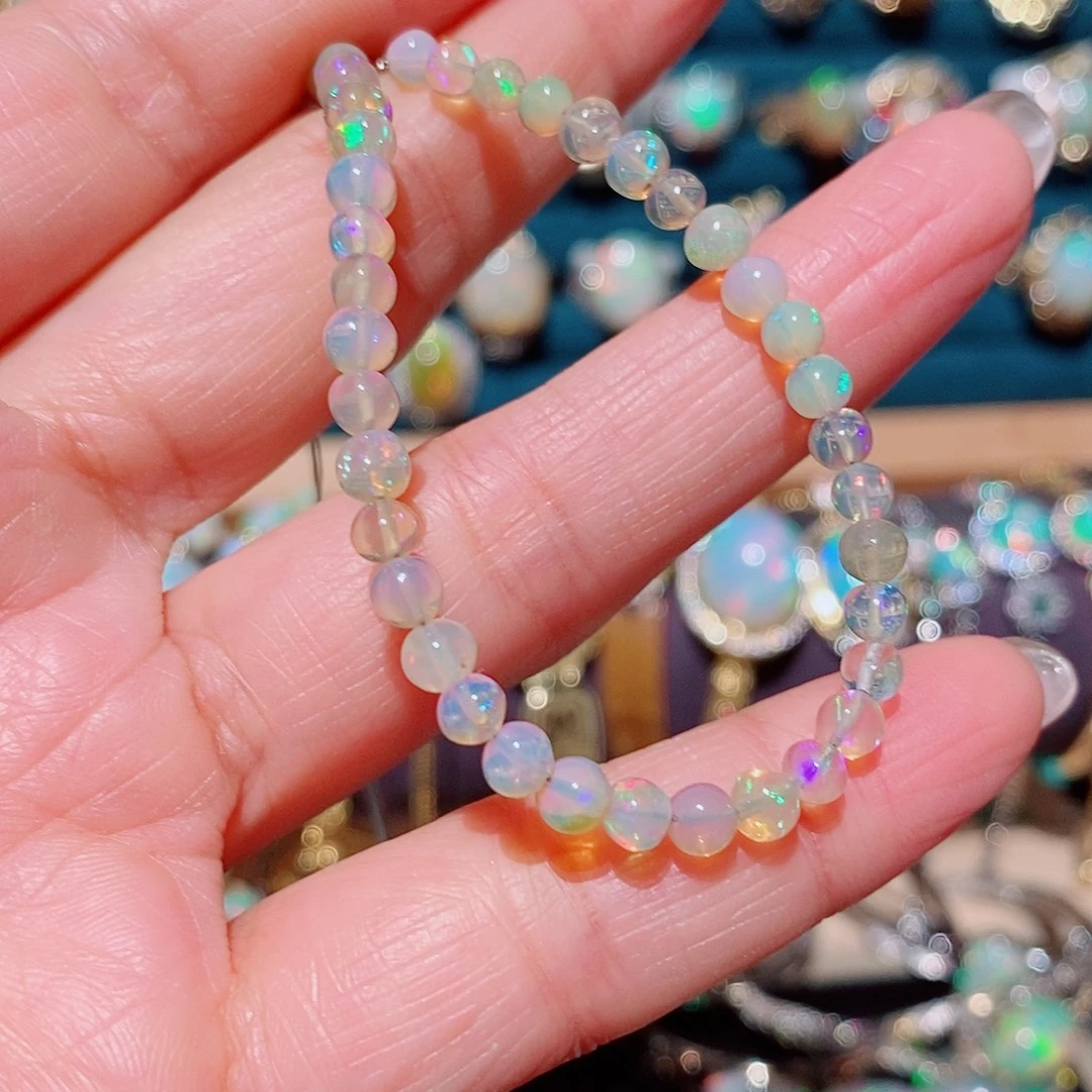 岁***秋欧泊银S925镶嵌手链