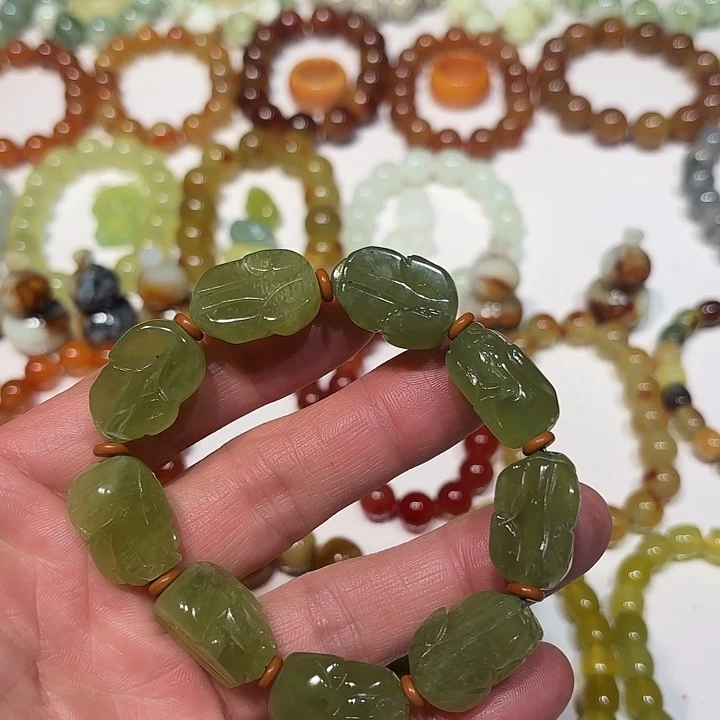 蛇纹石玉未镶嵌手串