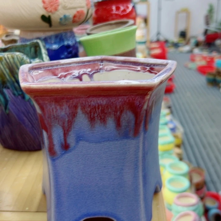 有孔，满10元发货多肉陶瓷花盆