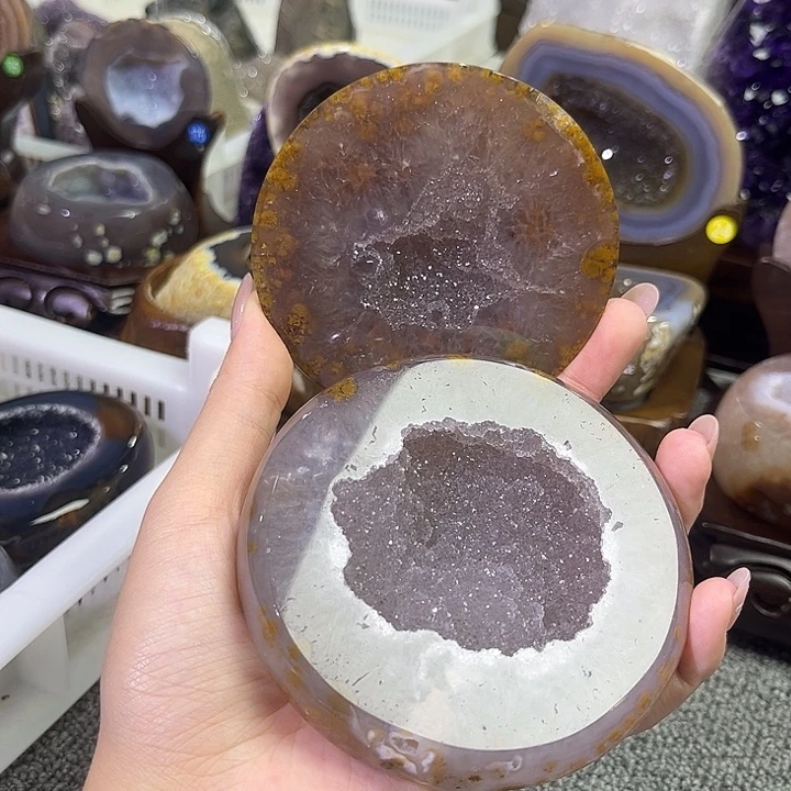 紫晶摆件未镶嵌水晶